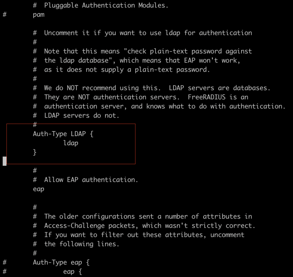 Enable LDAP Authentication