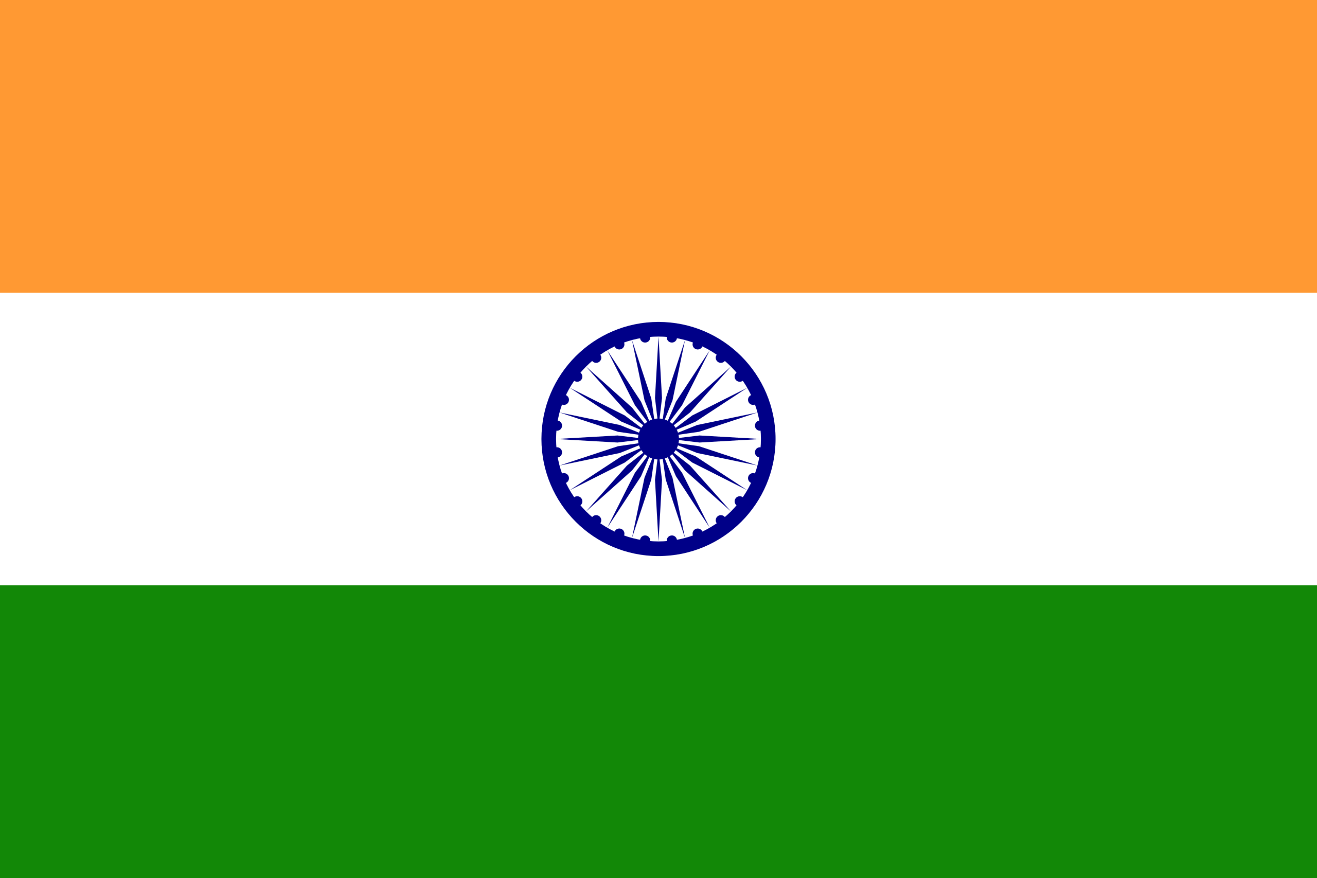 The National flag of India