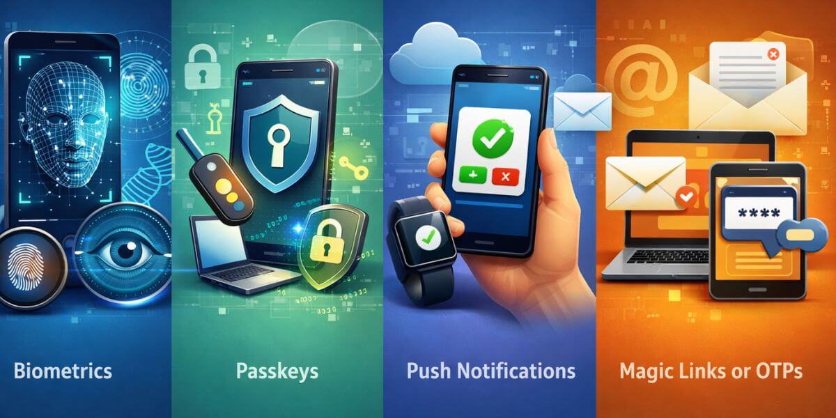 Common Passwordless Authentication Methods